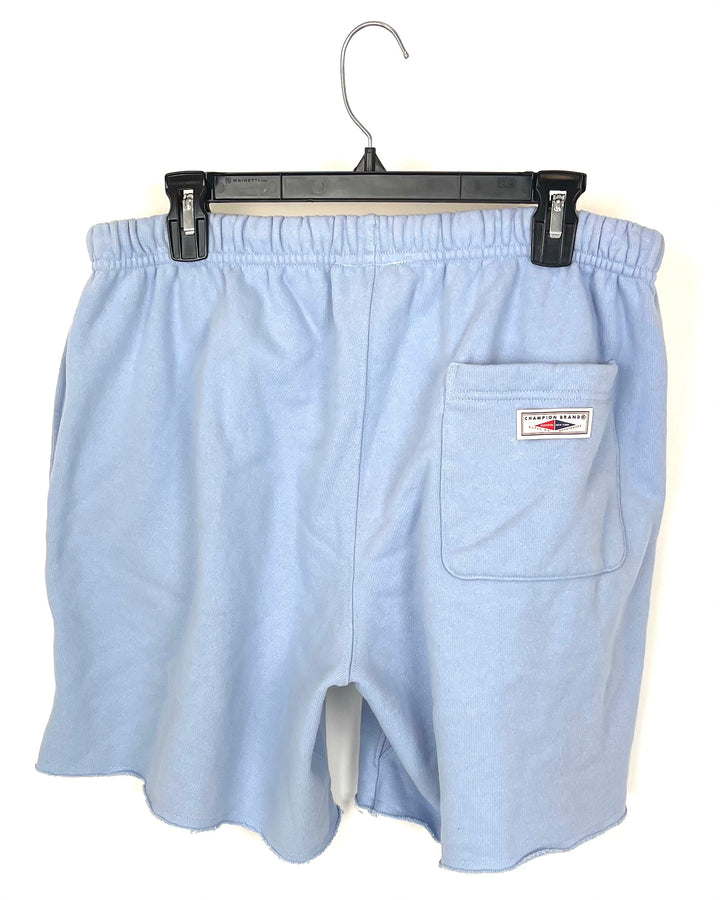 MENS Periwinkle Sweat Shorts - Medium