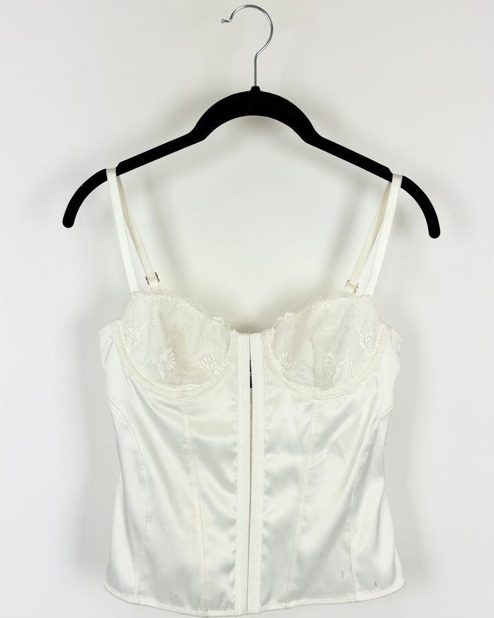 Meshki Off White Corset Top - Small