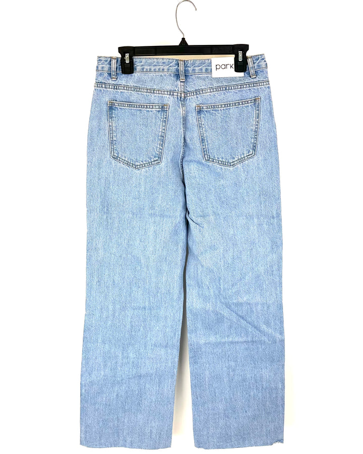 Light Wash Blue Baggy Denim Jeans - Size 23-32 (Waist)