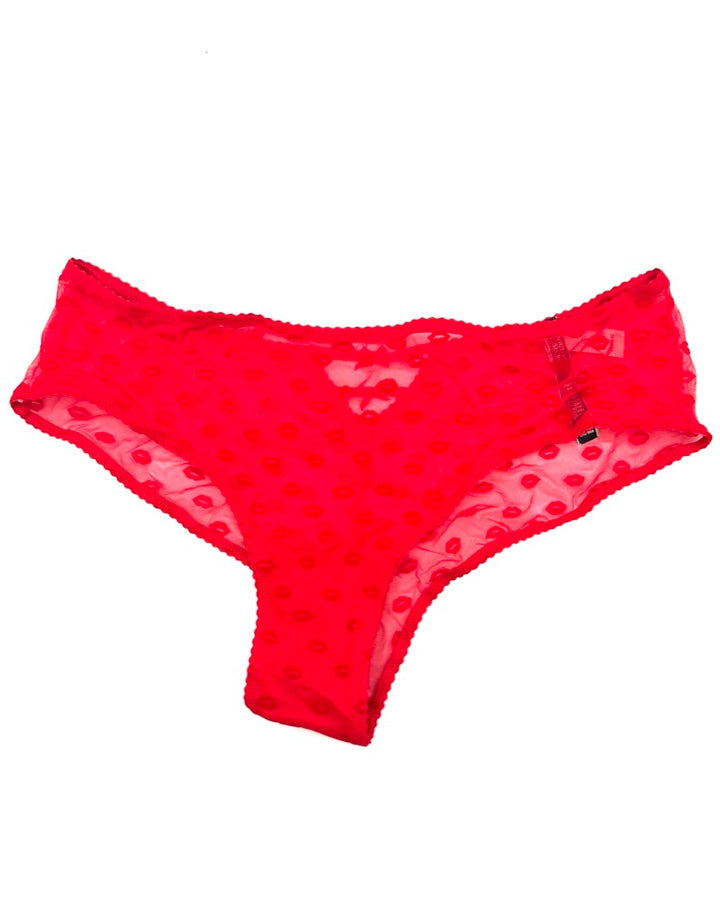 Victoria Secret Red Lips Cheeky Underwear- Size Extra Extra Large