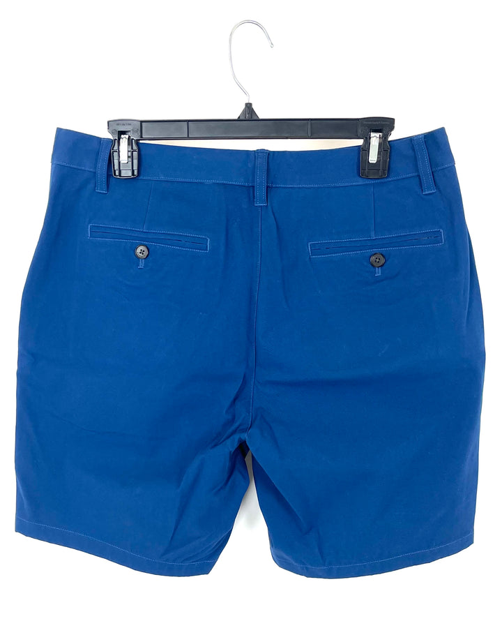 MENS Light Navy Shorts - 32 Waist x 7" Inseam