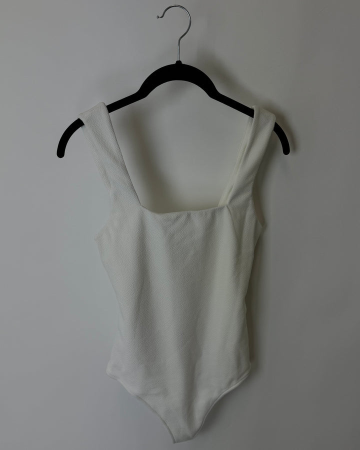 Show Me Your Mumu White Tank Body Suit - Extra Small