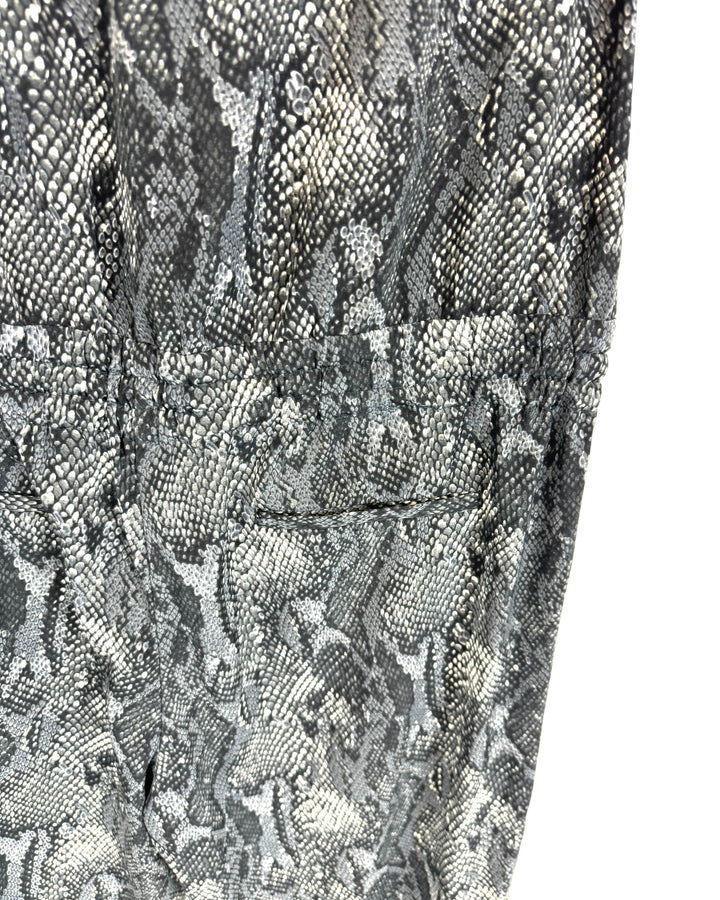 Express Snakeskin Jumpsuit - Medium