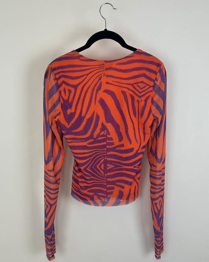 AFRM Orange And Purple Top - Medium