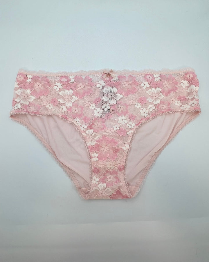 Victoria Secret Pink Floral Lace Underwear - Size XXL