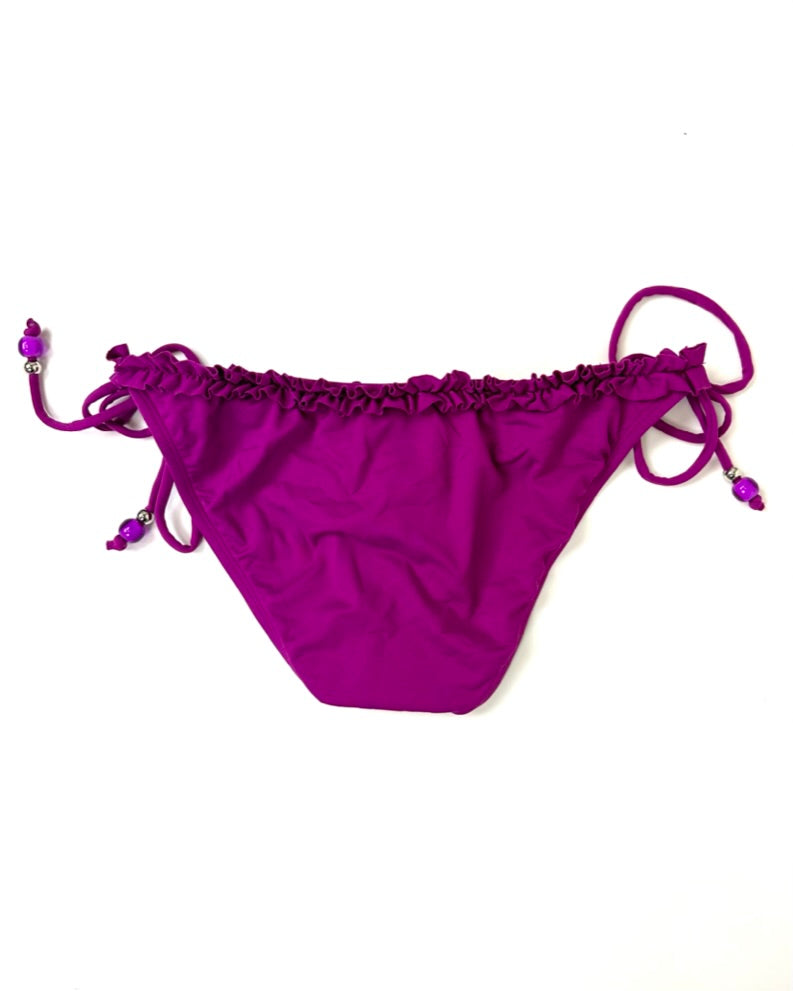 Magenta Ruffle Swim Bottoms - Extra Small