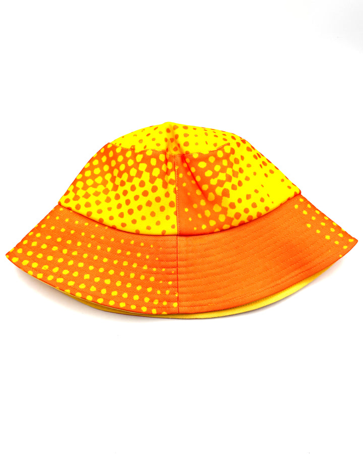 Woods By Jordyn Woods Orange And Yellow Bucket Hat