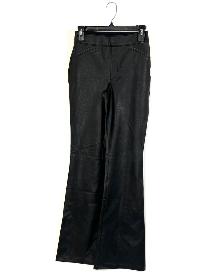 Spanx Faux Leather Flare Pants - Small