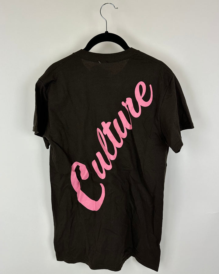 MEN Culture Brown T-Shirt - Small