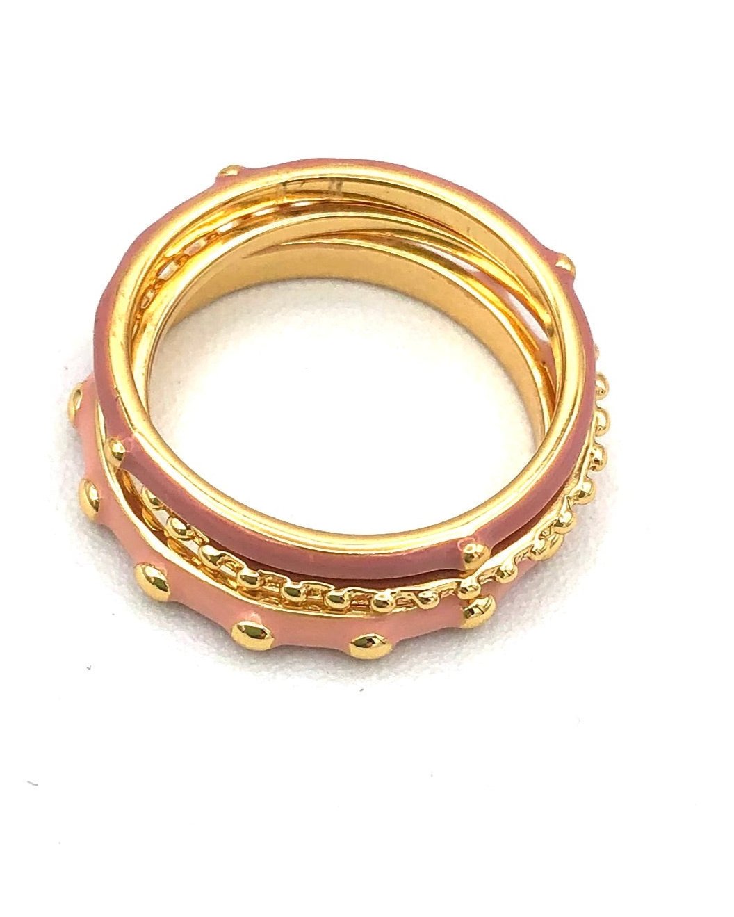 Pink Ring Stack - Size 6, 7 and 8