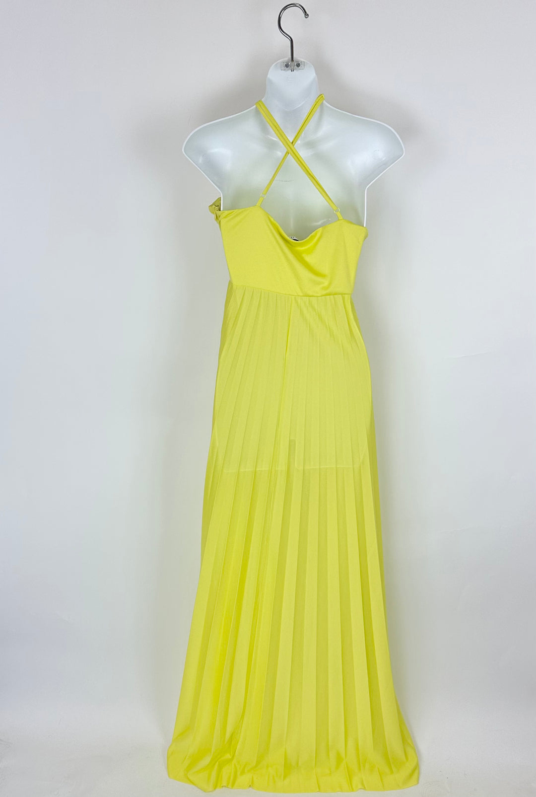 Asos Yellow Sheer Dress - Size 8