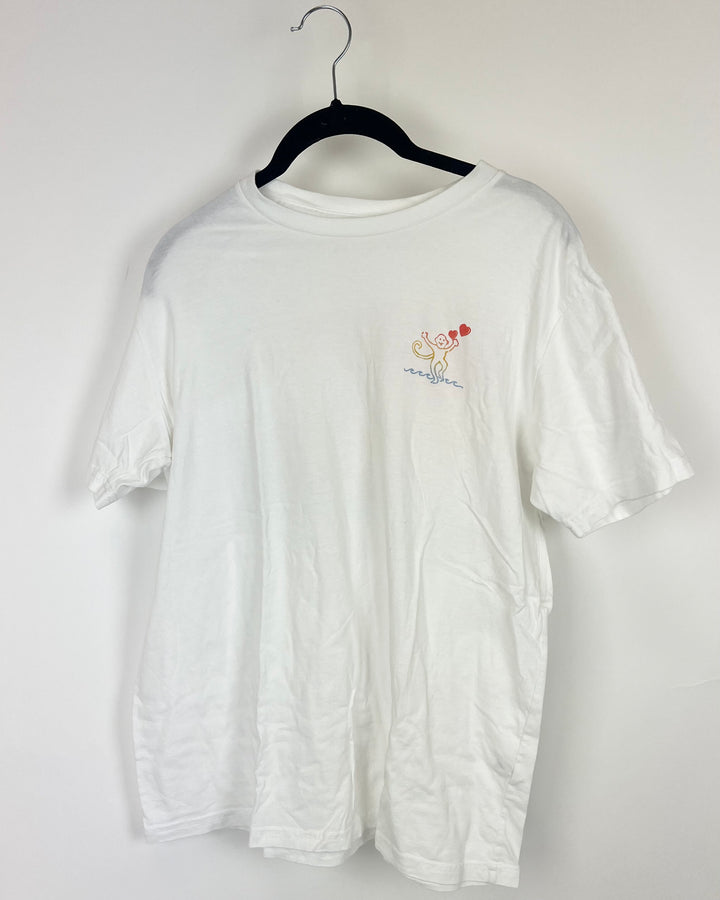 Roller Rabbit White T-Shirt - Medium