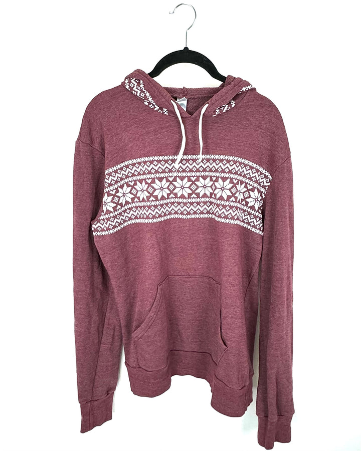 MENS Alternative Earth Maroon Sweatshirt - Medium