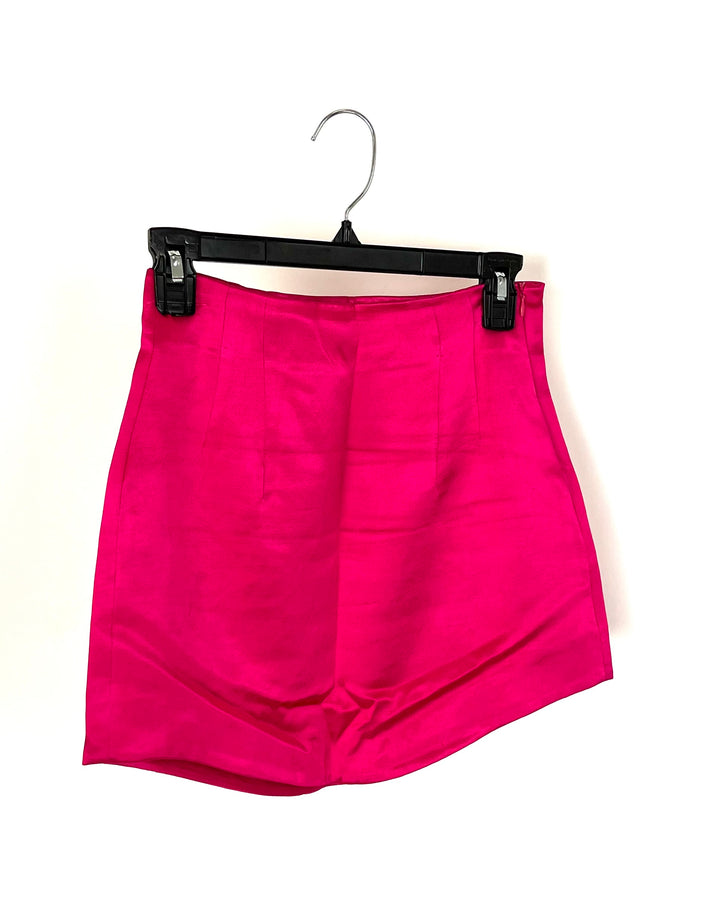 Zara Fuchsia Mini Skirt- Size Extra Small