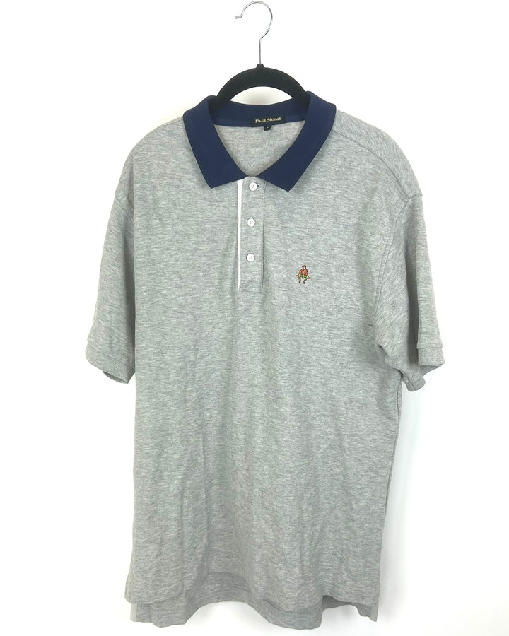 MENS Paul Stuart Grey Polo - Medium