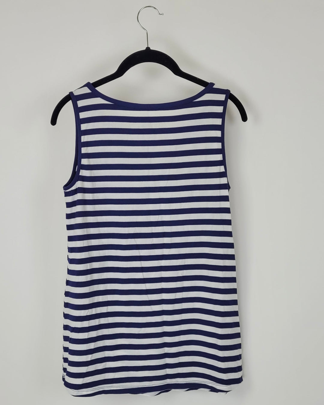 Navy and White Striped Knot Top - Size 4/6