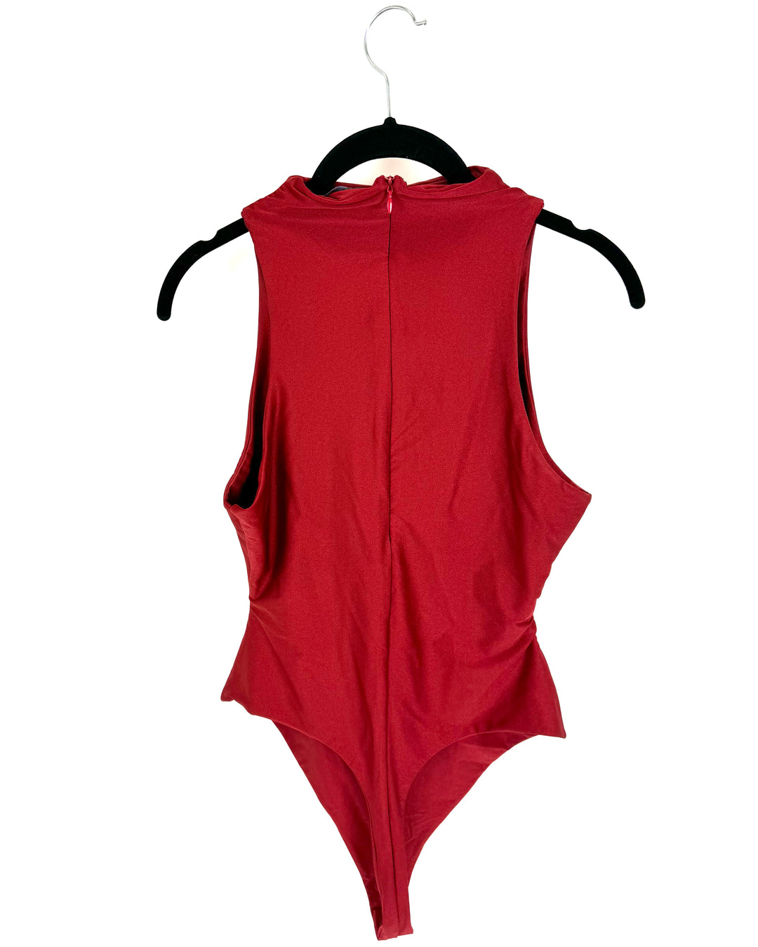 Naked Wardrobe Dark Red Bodysuit - Large