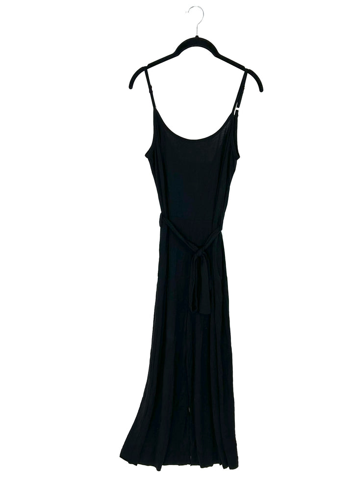 Black Long Lounge Jumpsuit - Size 4/6