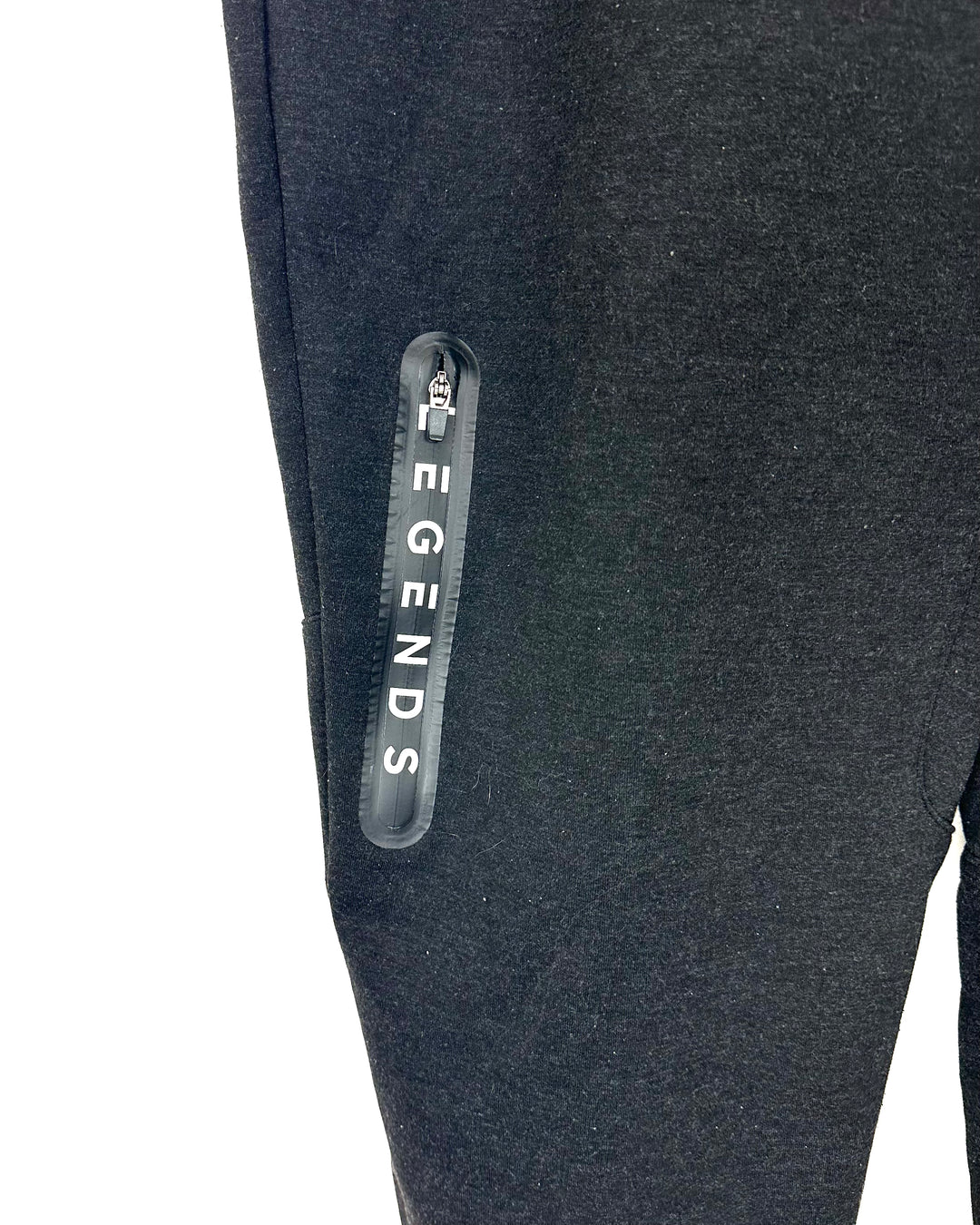 MENS Legends Heathered Black Joggers - Extra Large