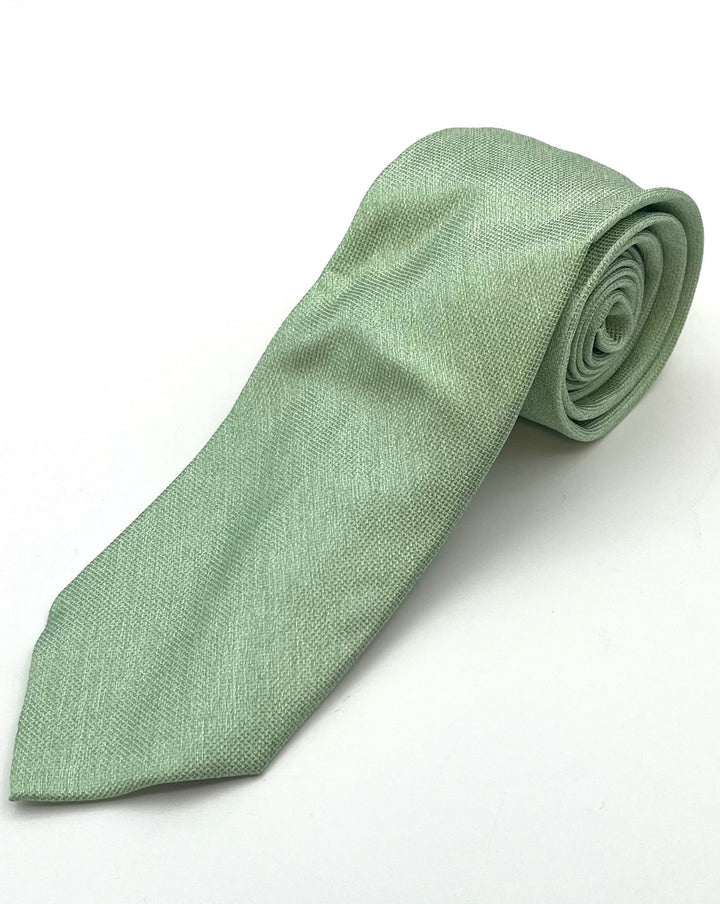 MENS Mint Green Solid Color Tie