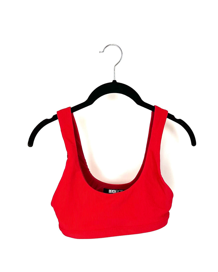 Beach Riot Red Bikini Top - Small