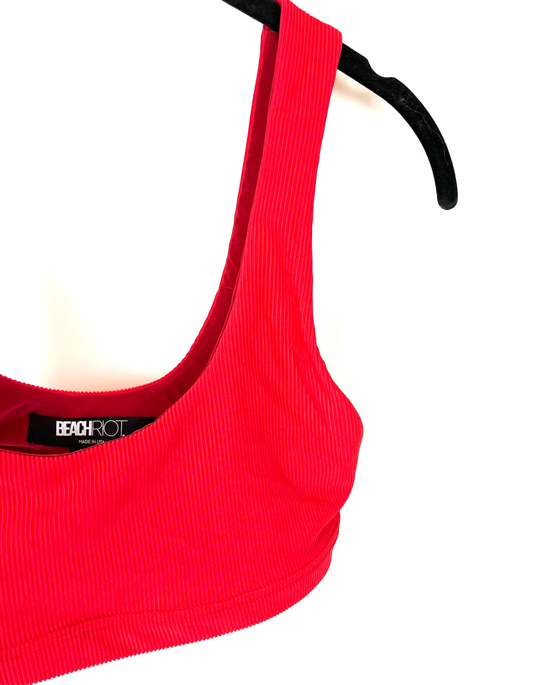 Beach Riot Red Bikini Top - Small