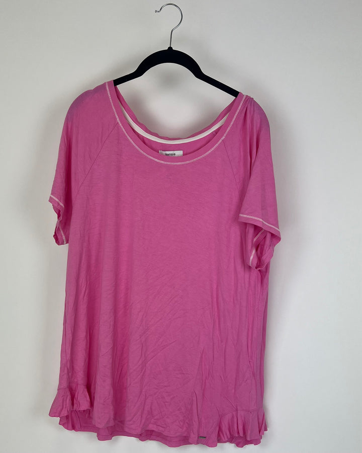 Bubblegum Pink T-Shirt - 1X