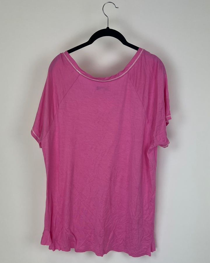 Bubblegum Pink T-Shirt - 1X