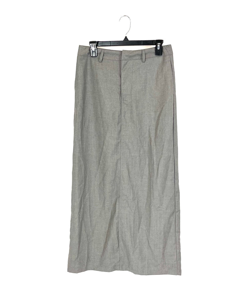 Cider Gray Midi Skirt - Medium