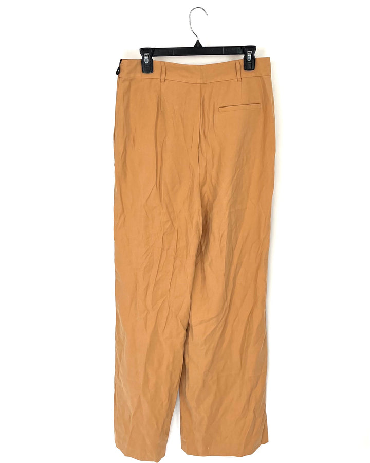 DKNY Camel Brown Trousers - Size 8