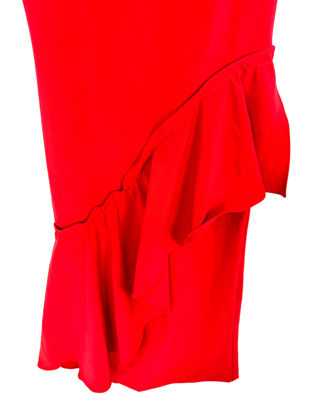 Red Draped Gown - Size 4