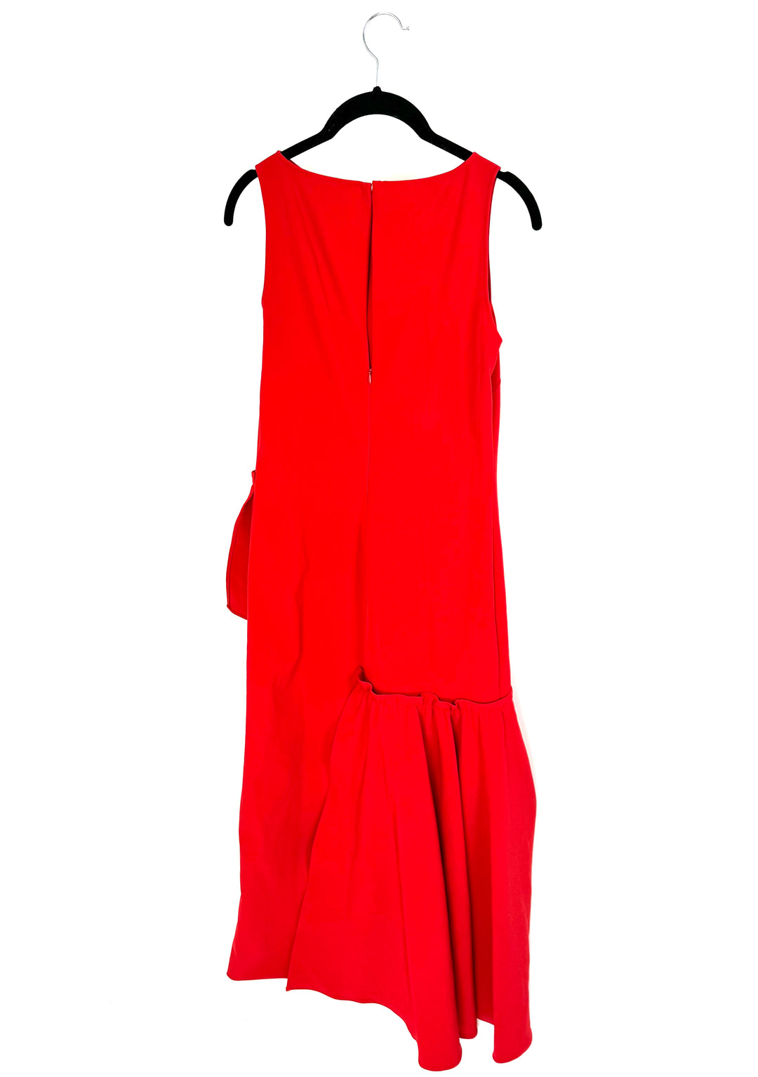 Red Draped Gown - Size 4