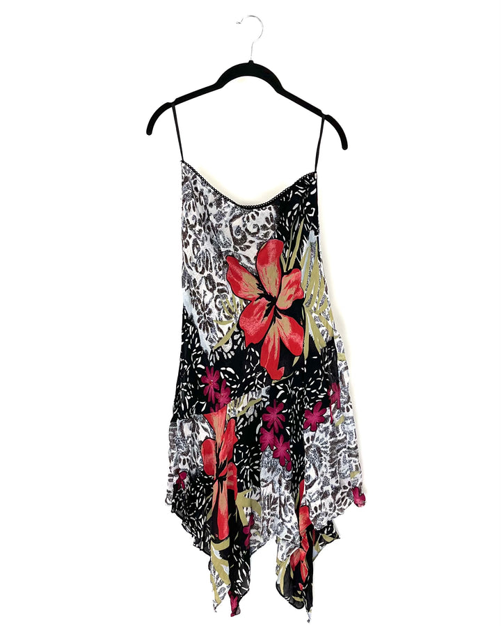 Nostalgia Strapless Printed Dress - Medium