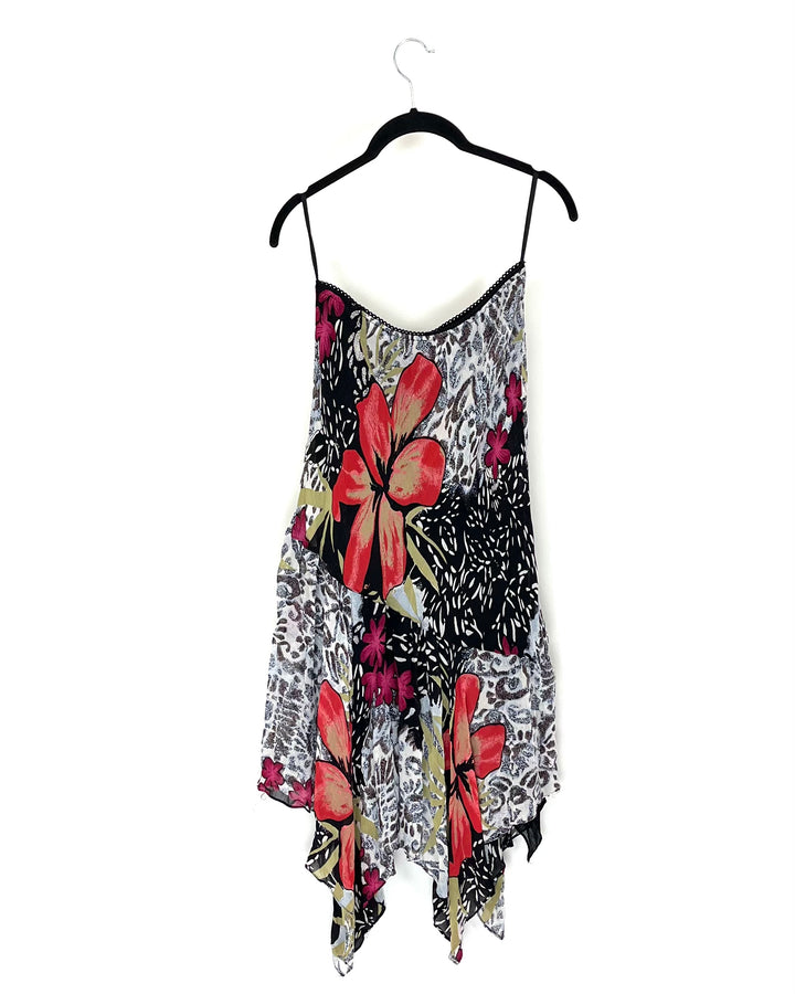 Nostalgia Strapless Printed Dress - Medium