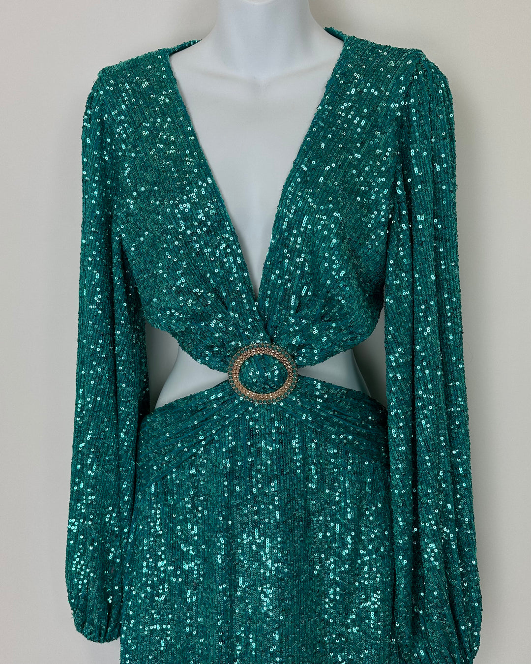 Nadine Merabi Turquoise Dress - Size 8