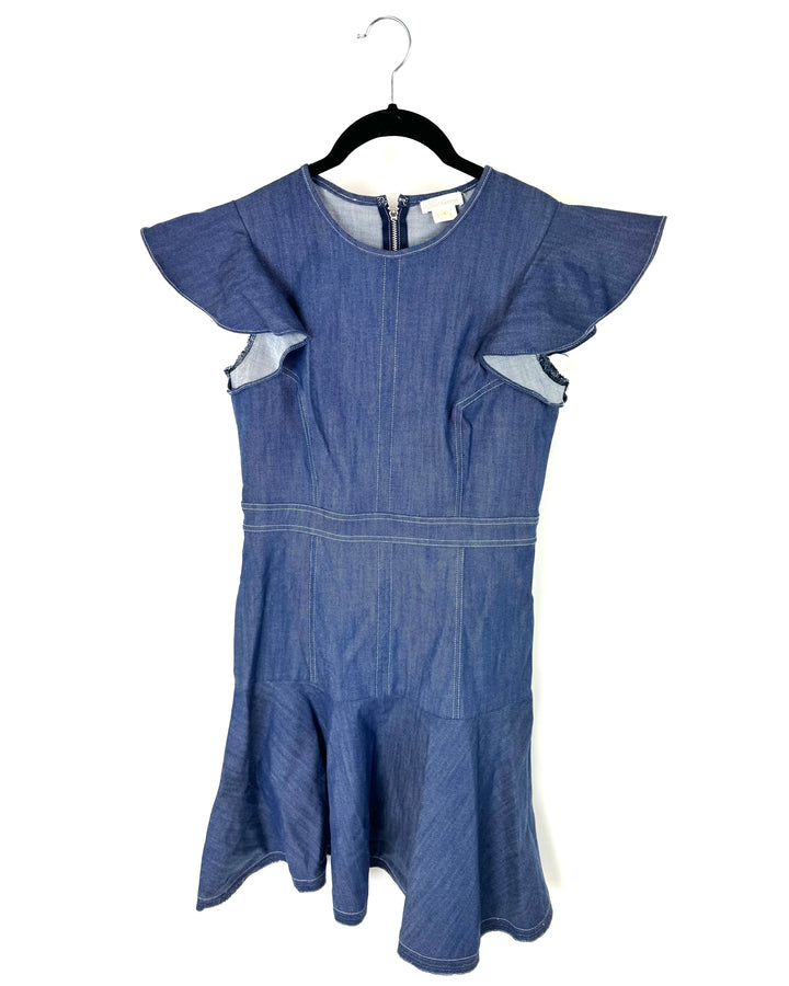 Dark Wash Denim Dress - Size 4