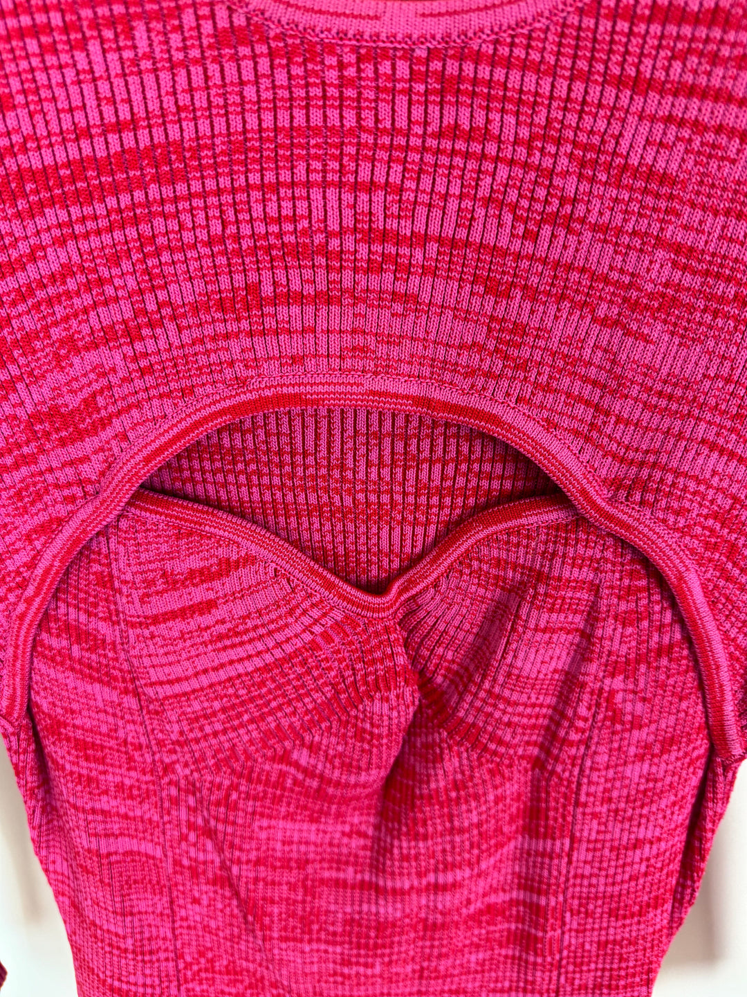 Hot Pink Red Knit Dress - Size 4