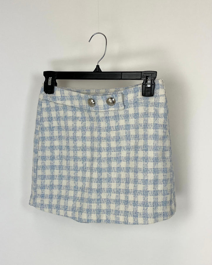 Zara Blue And White Skort - Extra Small