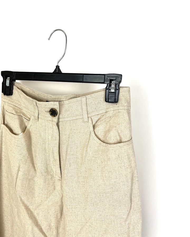 Zara Beige Pants - Extra Small