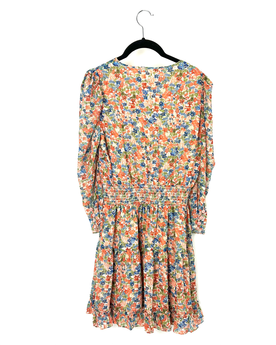 Bright Spring Floral Dress - Size 4