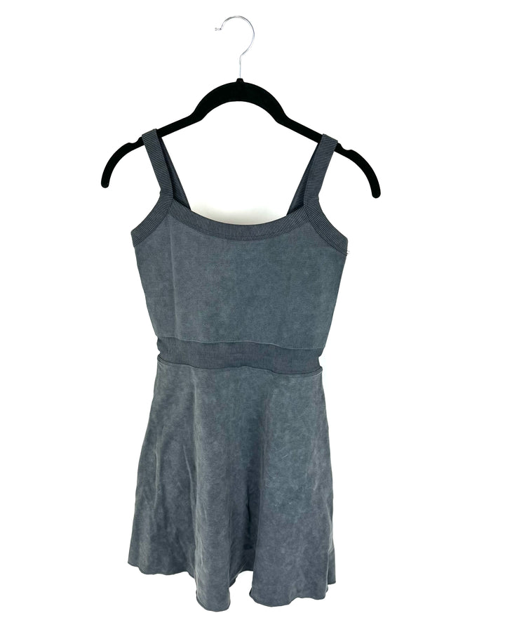 Distressed Grey Active Dress - Size 2-4