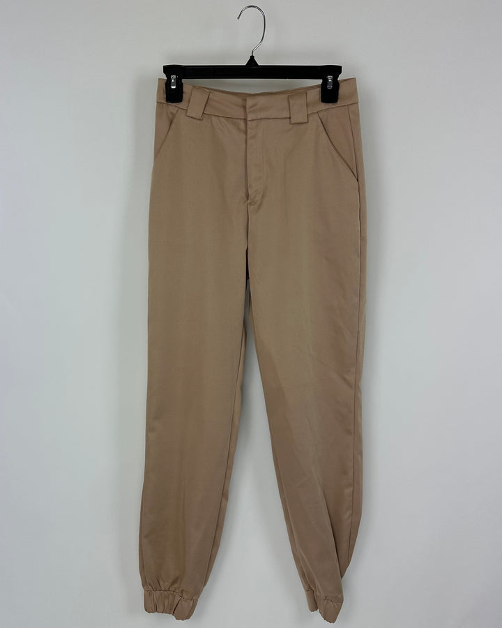 Tan Jogger Pants - Medium