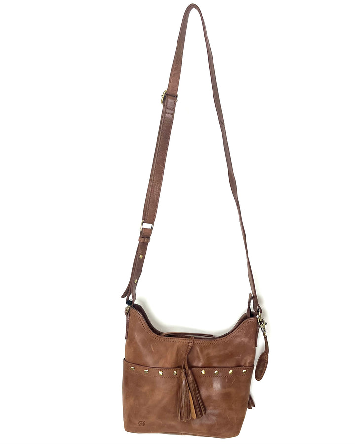 Warm Brown with Gold Detailing Crossbody