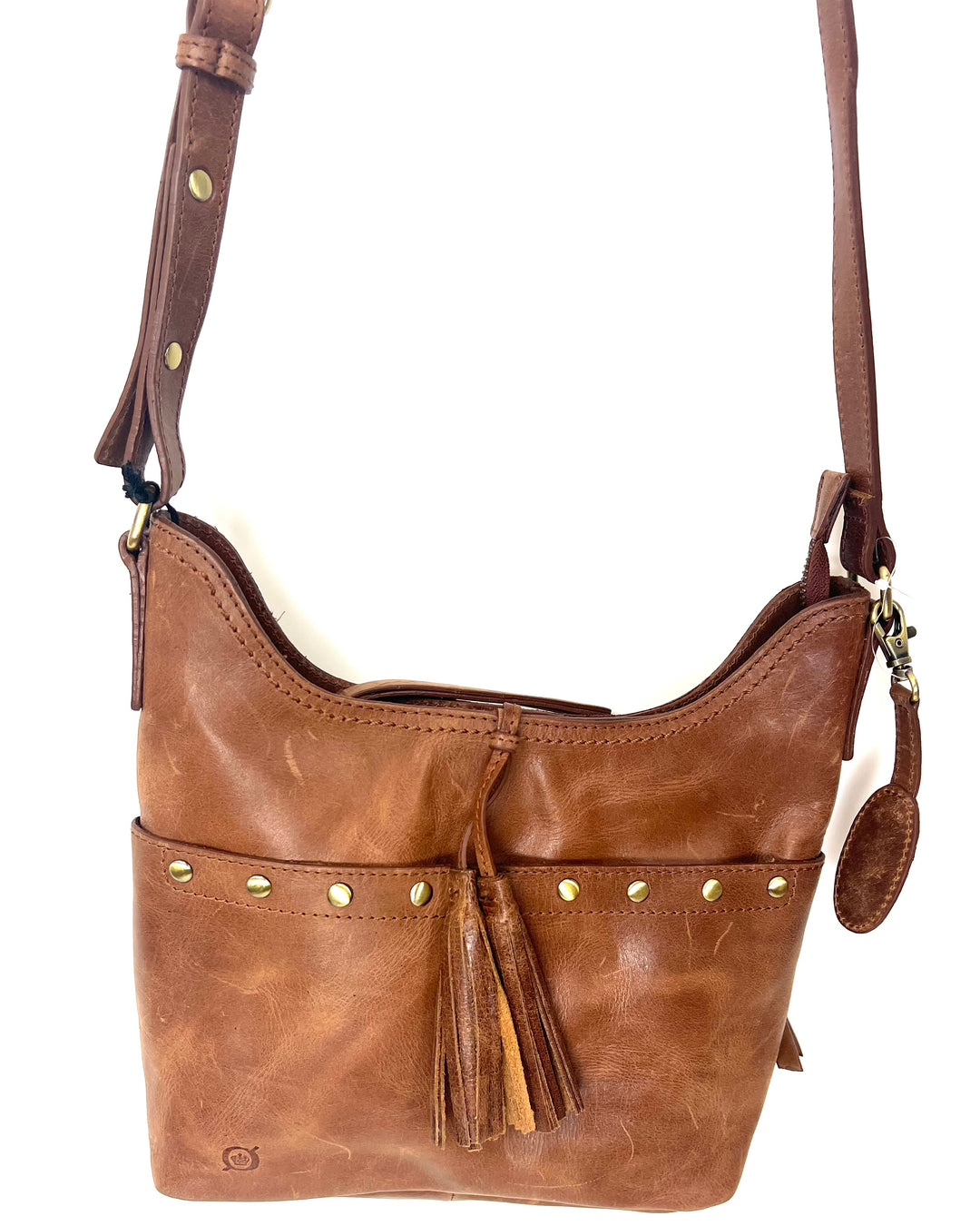 Warm Brown with Gold Detailing Crossbody