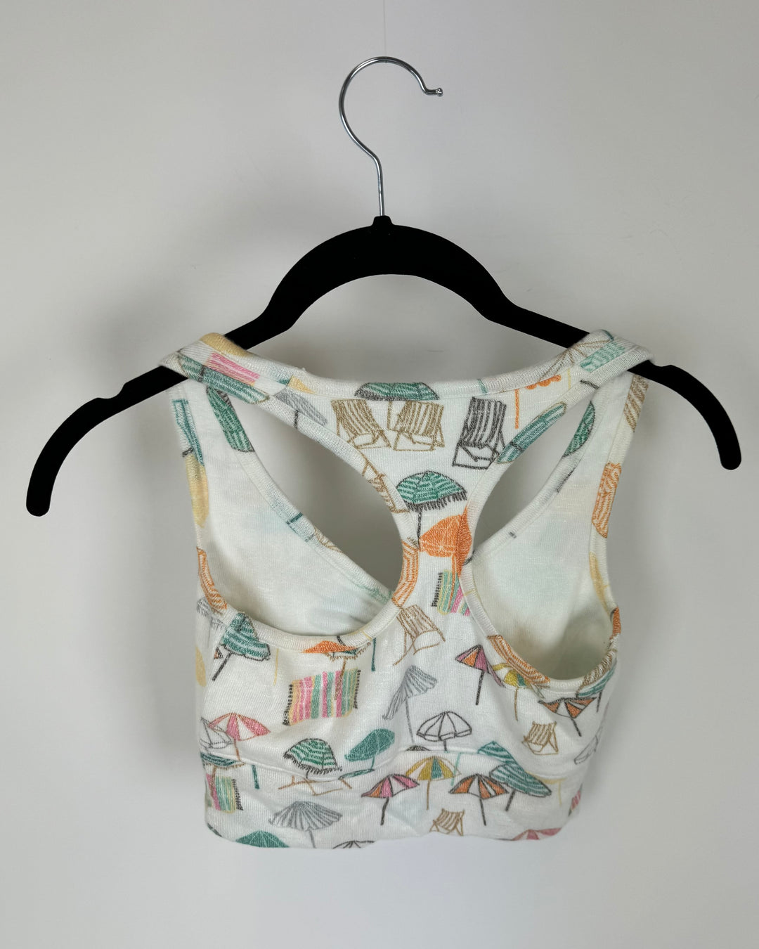 Summer Umbrella Print Lounge Bralette - Size 0