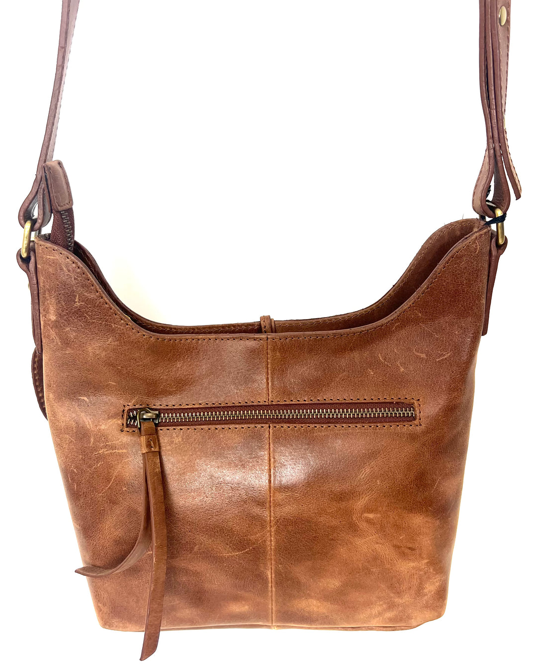 Warm Brown with Gold Detailing Crossbody