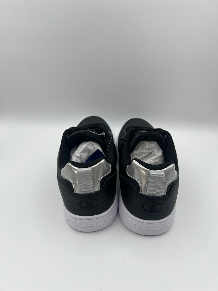 Black, Silver and White Sneakers - Size 9