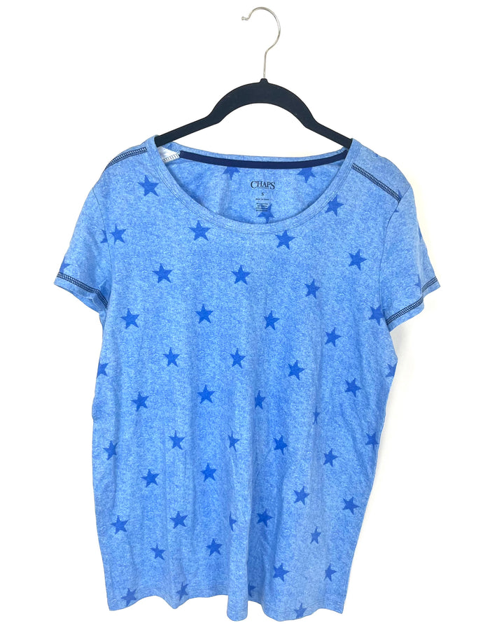 Blue Star Short Sleeve T-Shirt - Size 2/4