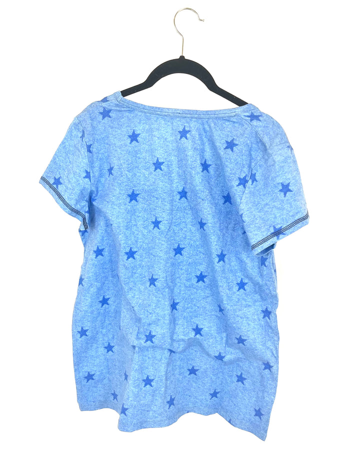 Blue Star Short Sleeve T-Shirt - Size 2/4