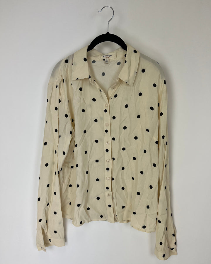 Porridge Ivory Blouse - Small